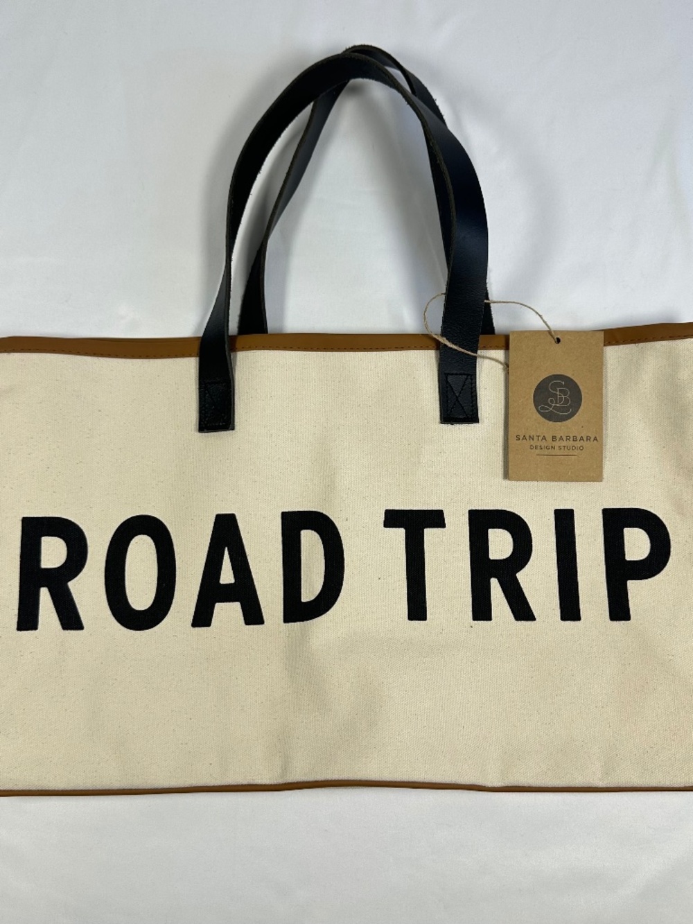 Road Trip Hold Everything Canvas Tote Santa Barbara Design Studio 20X11X6 NWT